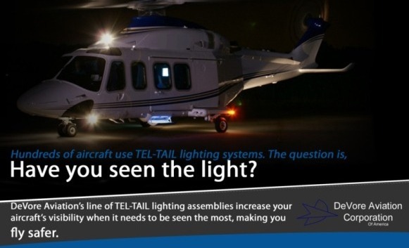 DeVore Aviation Corporation AW13 Tel-Tail Lighting Systems